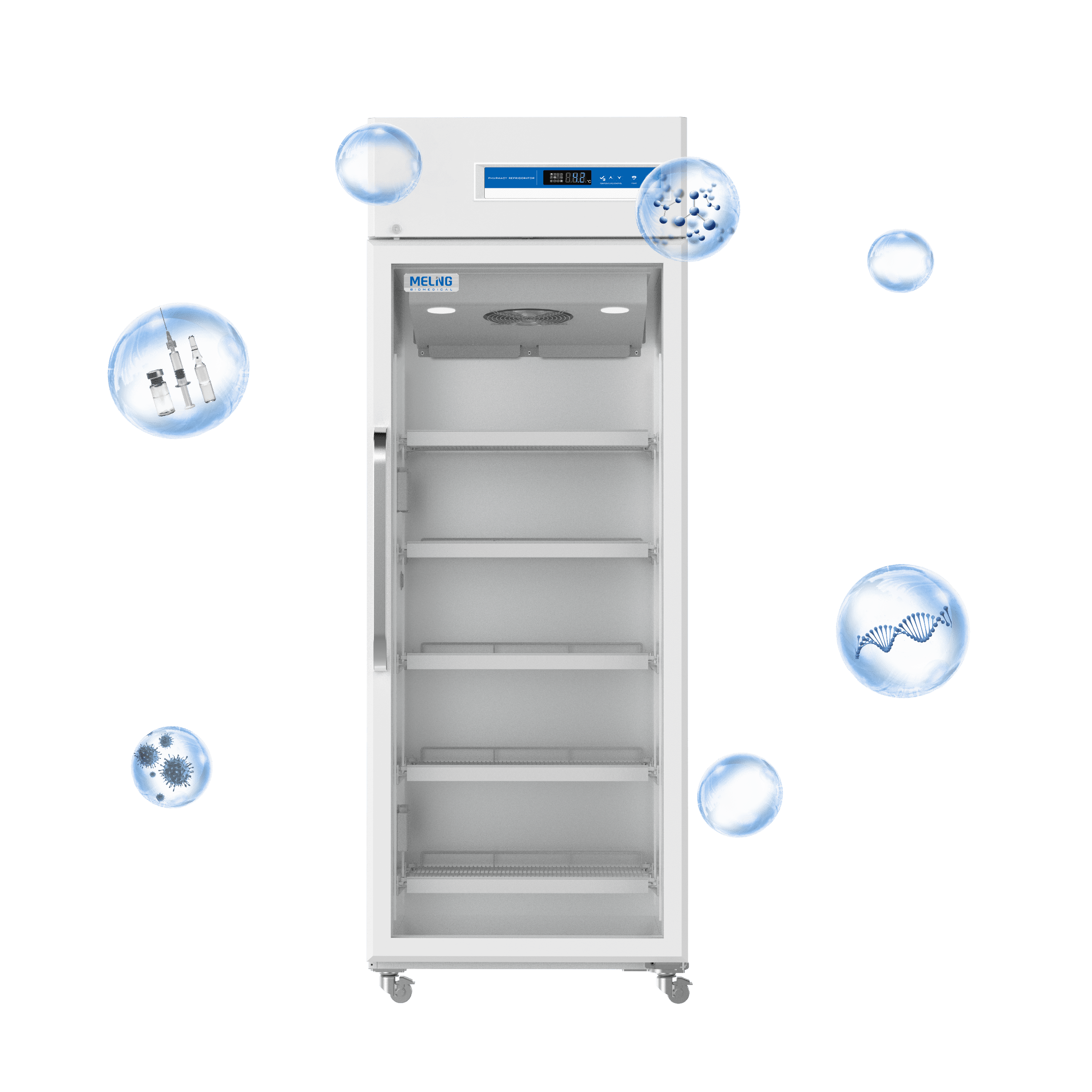 фармация 2℃~8℃/медицинский холодильник ИК-650Л лаборатории холодильника