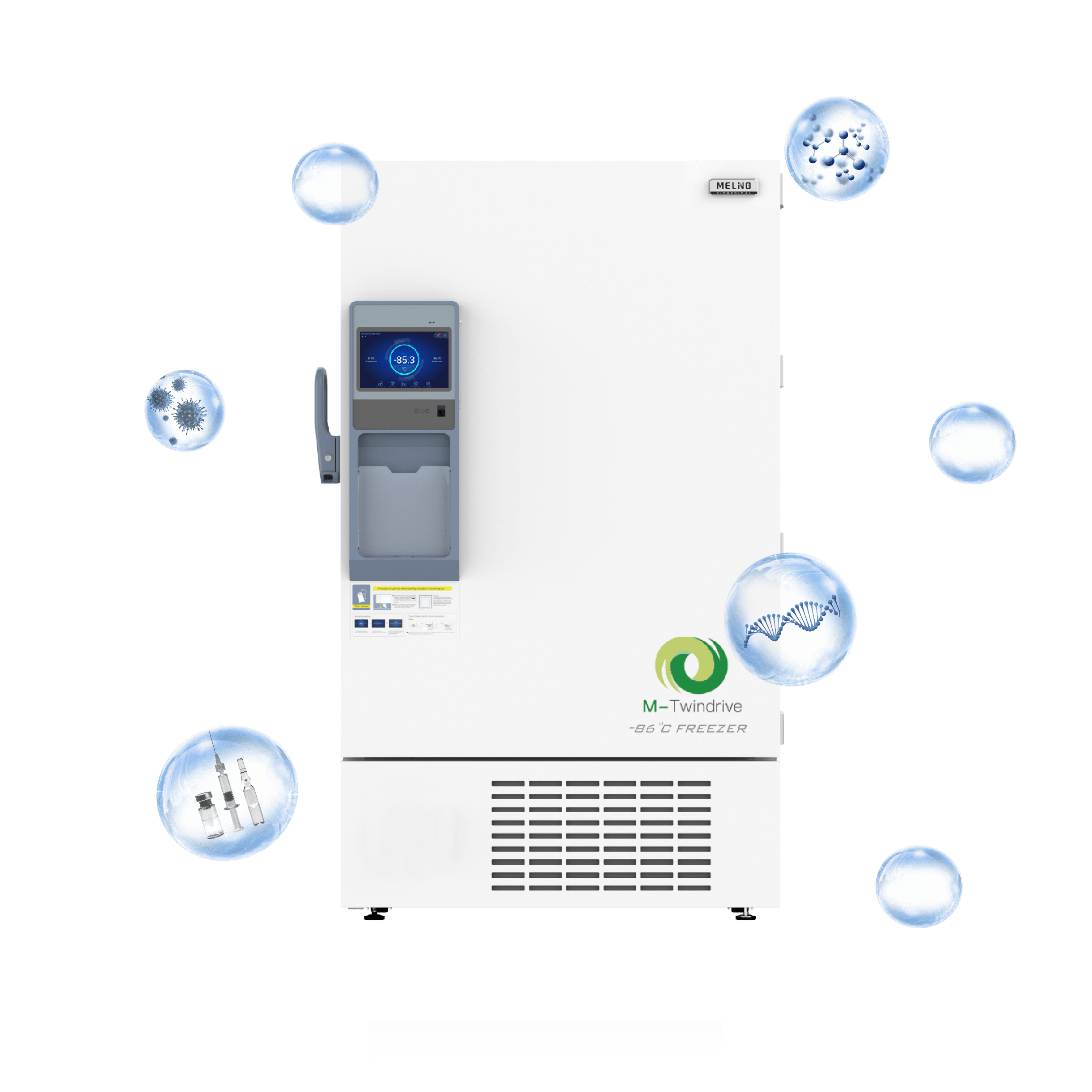 -86°C Двойная система охлаждения Сверхнизкая морозильная камера для лабораторных и медицинских целей DW-HL780
    