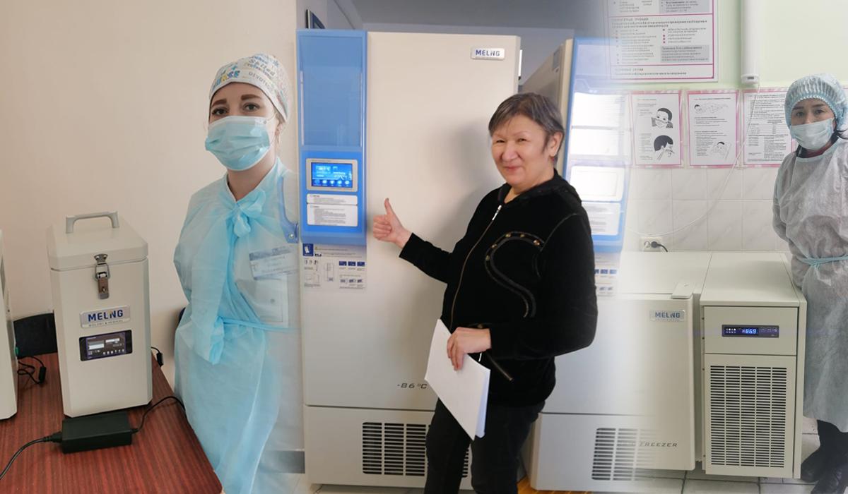 Meiling Biomedical расширяет 27 больниц + 1 вакцинный центр в Казахстане для хранения вакцин
