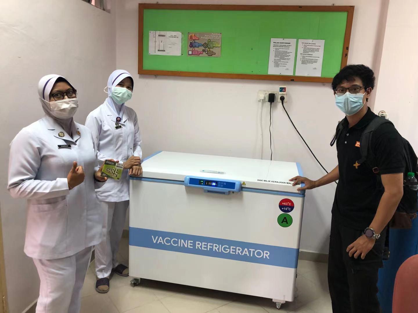 Холодильник со льдом Meling помогает вакцинации в Малайзии
