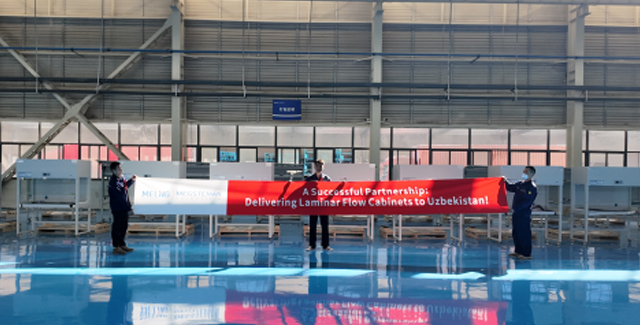 UNOPS Project: Successful Delivery of Laminar Flow Cabinets to Uzbekistan